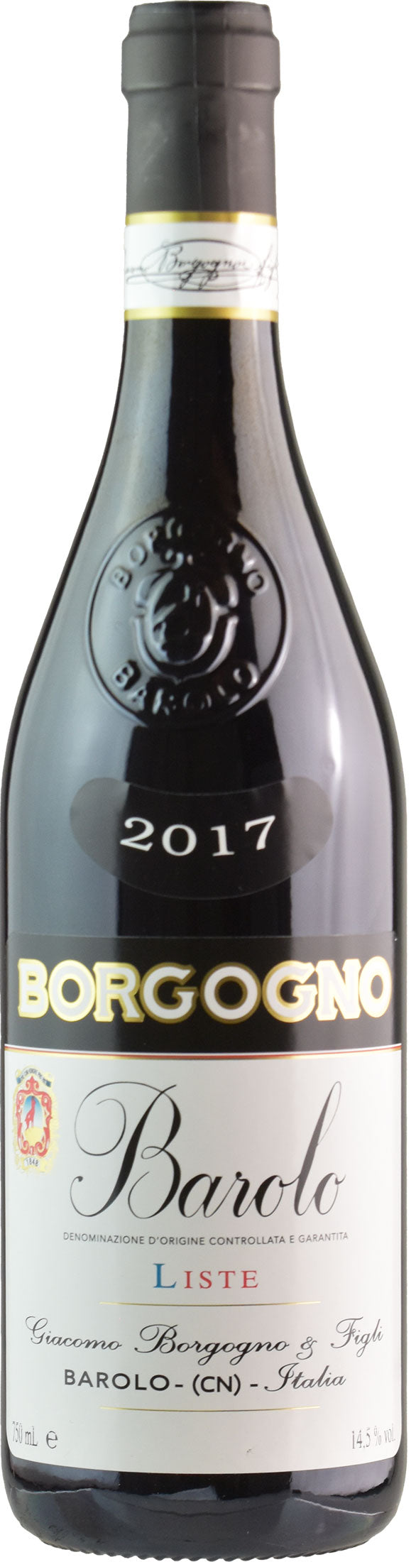 Giacomo Borgogno Barolo Liste 2017