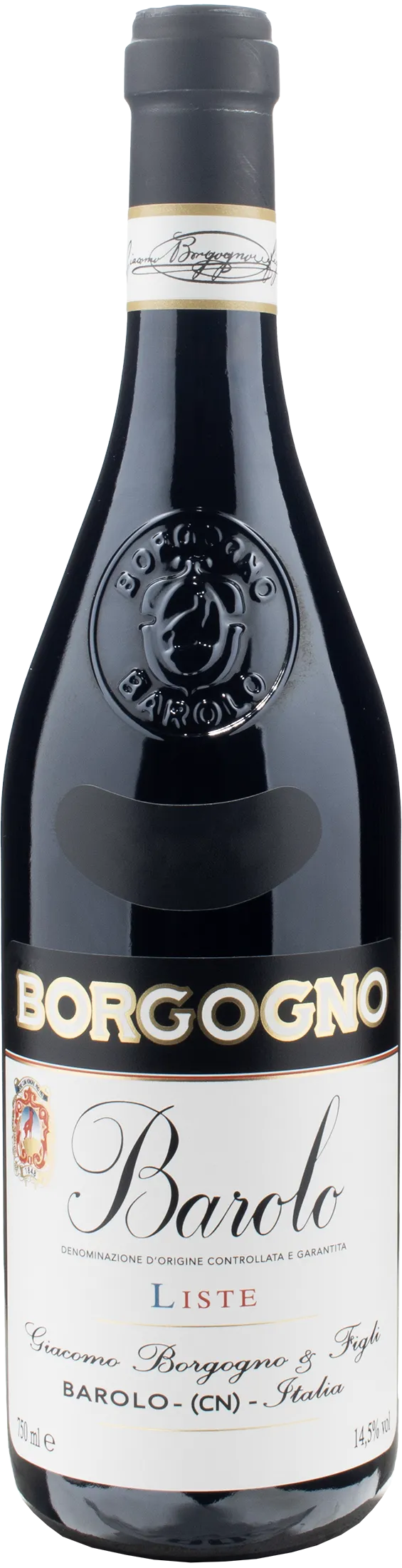 Giacomo Borgogno Barolo Liste 2019