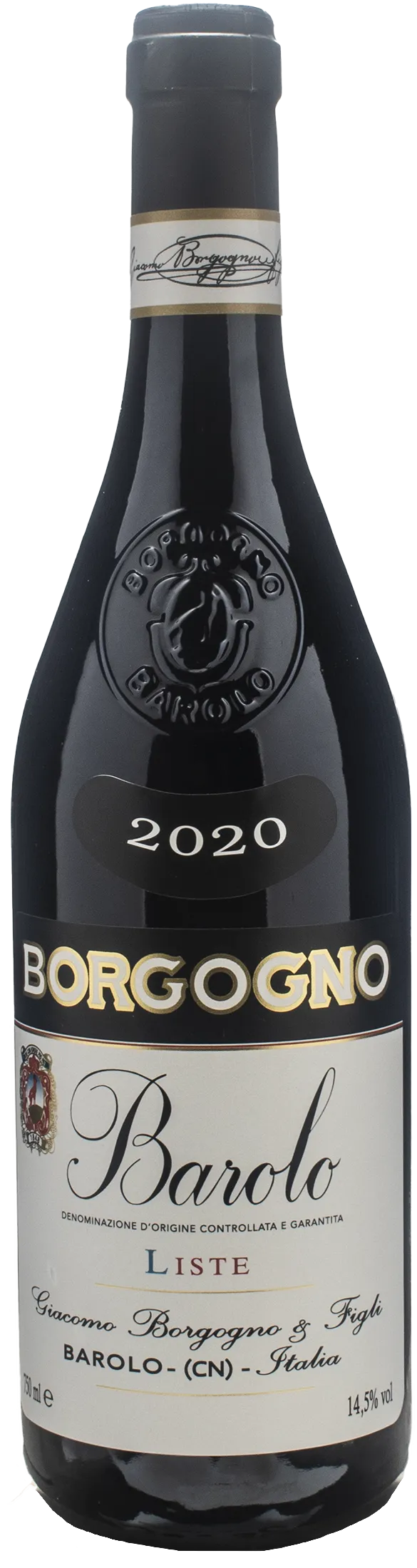 Giacomo Borgogno Barolo Liste 2020