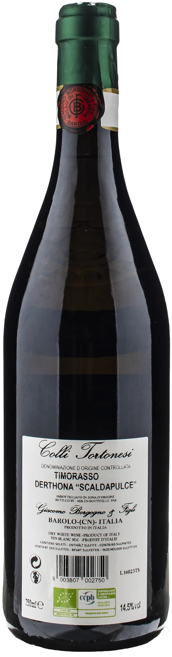 Giacomo Borgogno Derthona Timorasso Scaldapulce 2020