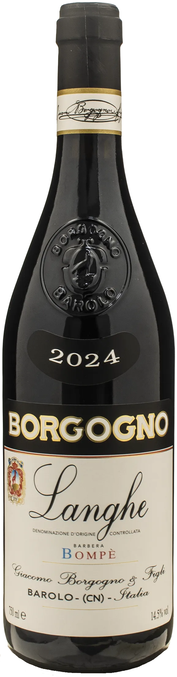 Giacomo Borgogno Langhe Barbera Bompe 2024