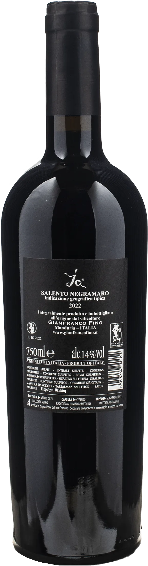 Gianfranco Fino Salento Negroamaro JO 2022