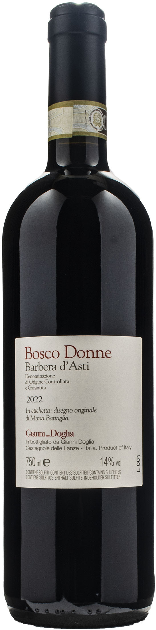 Gianni Doglia Barbera d'Asti Bosco Donne 2022