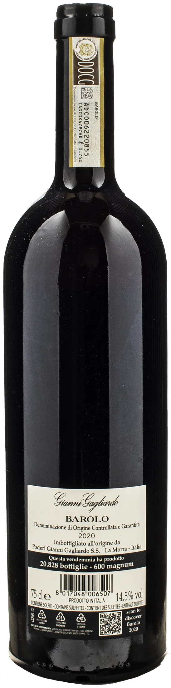 Gianni Gagliardo Barolo 2020