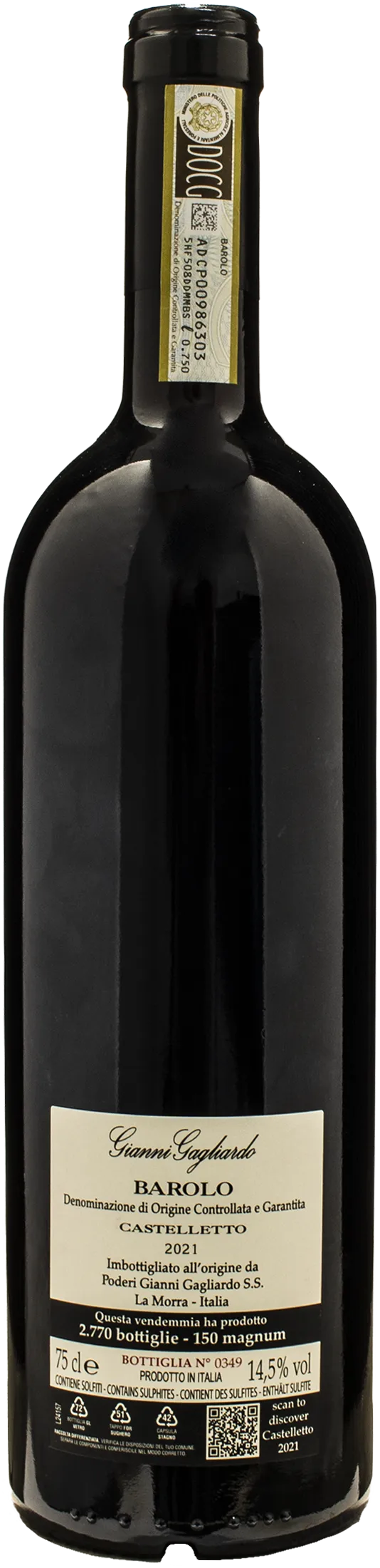 Gianni Gagliardo Barolo Castelletto 2021