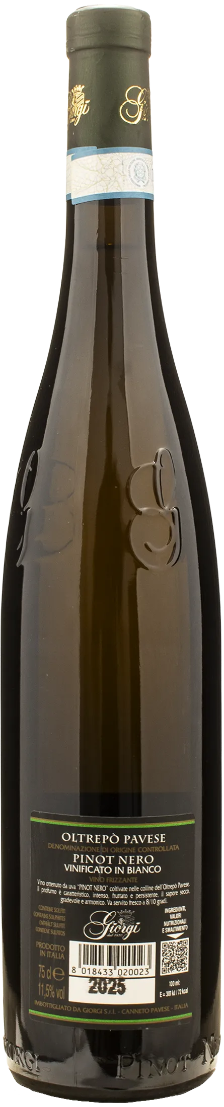 Giorgi Oltrepo Pavese Pinot Nero Frizzante Vinificato in Bianco 2025