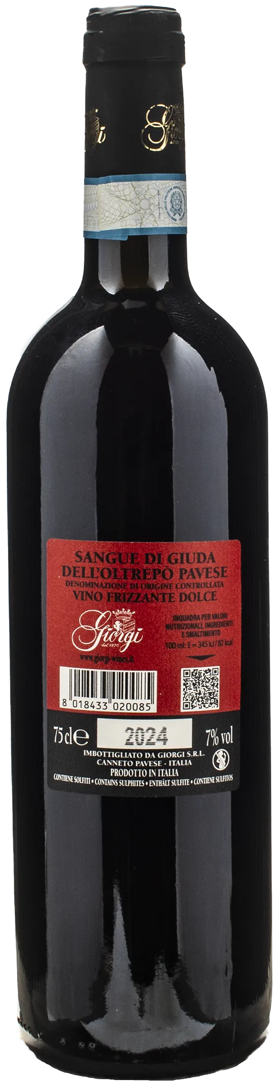 Giorgi Sangue di Giuda Dell'Oltrepo Pavese 2024