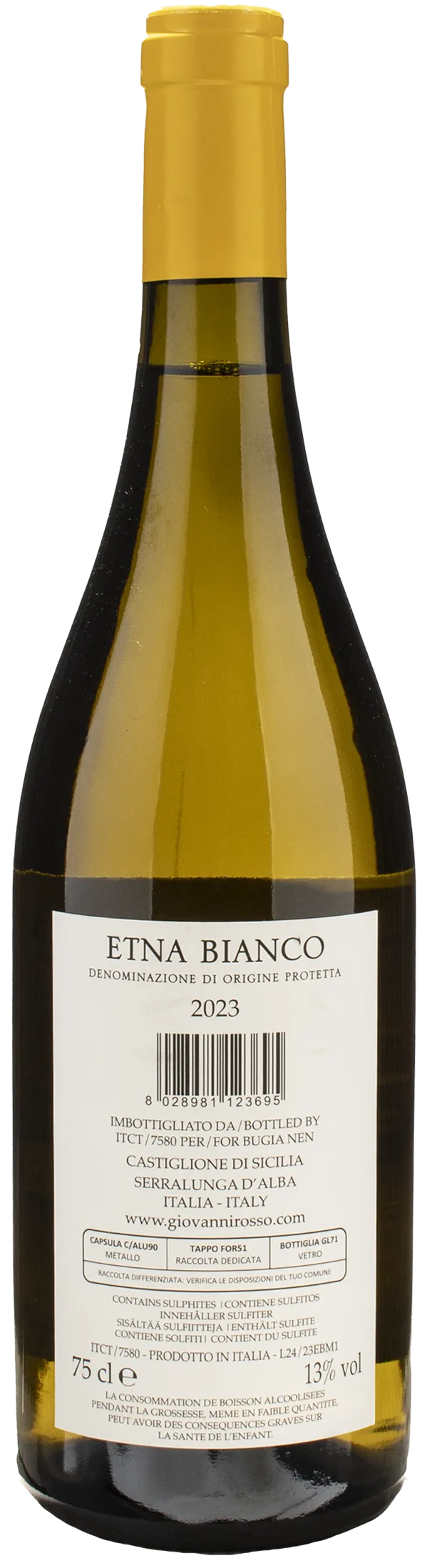 Giovanni Rosso Etna Bianco 2023