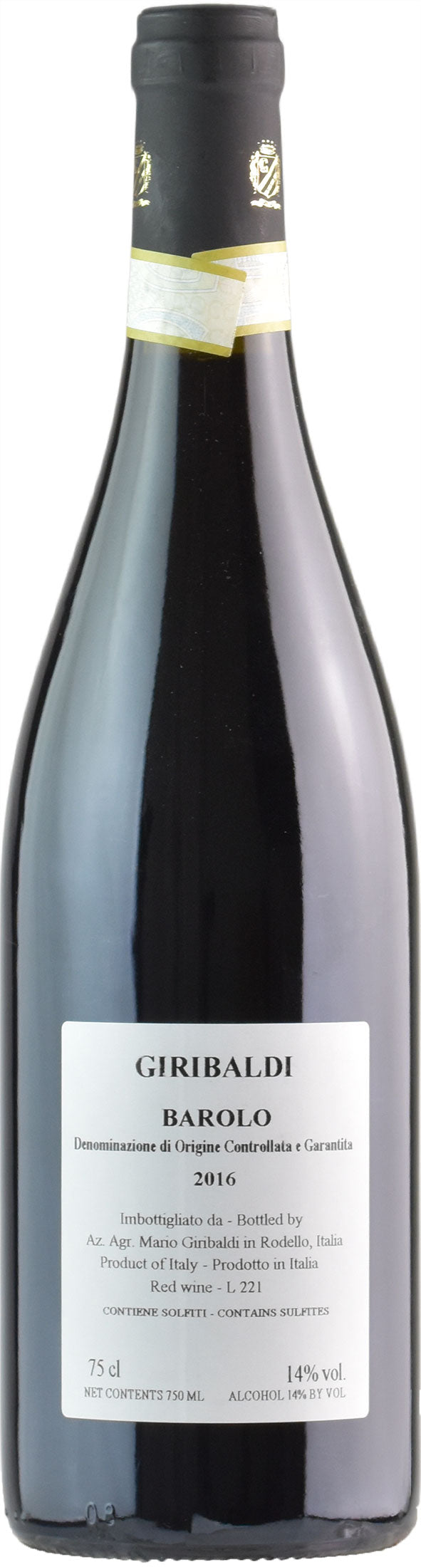 Giribaldi Barolo Cerviano Merli 2016