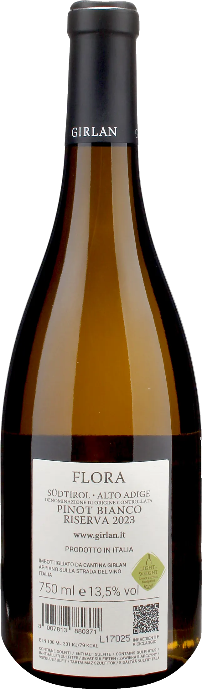 Girlan Flora Pinot Bianco Riserva 2023