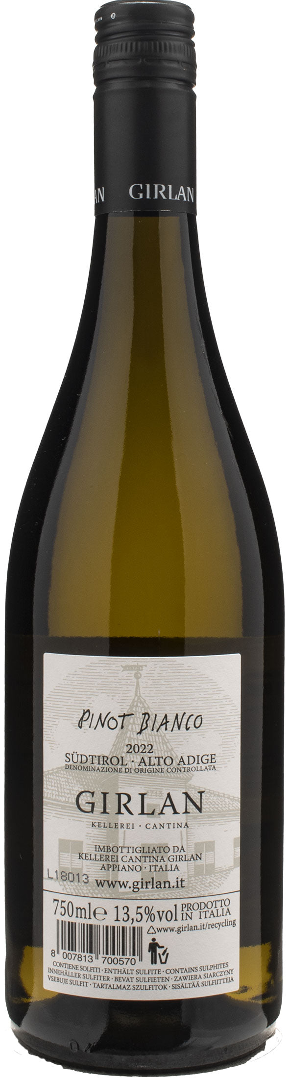 Girlan Pinot Bianco 2022