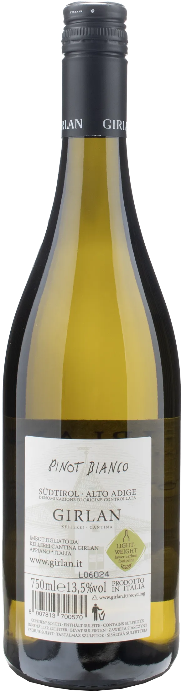 Girlan Pinot Bianco 2023
