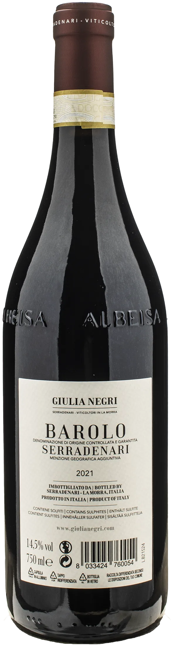 Giulia Negri Barolo Serradenari 2021