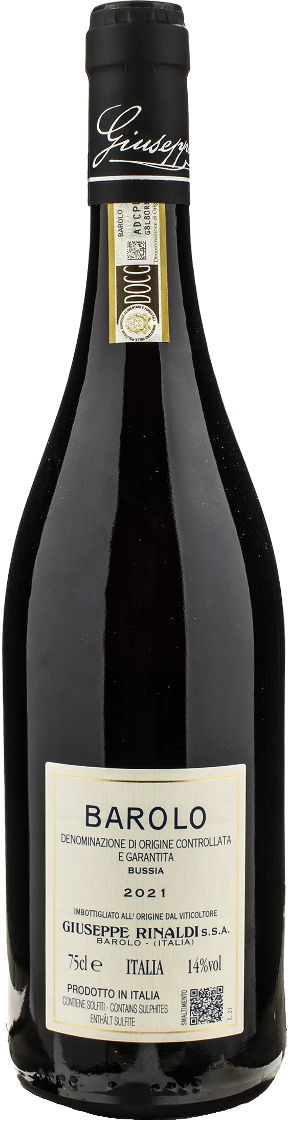 Giuseppe Rinaldi Barolo Bussia 2021