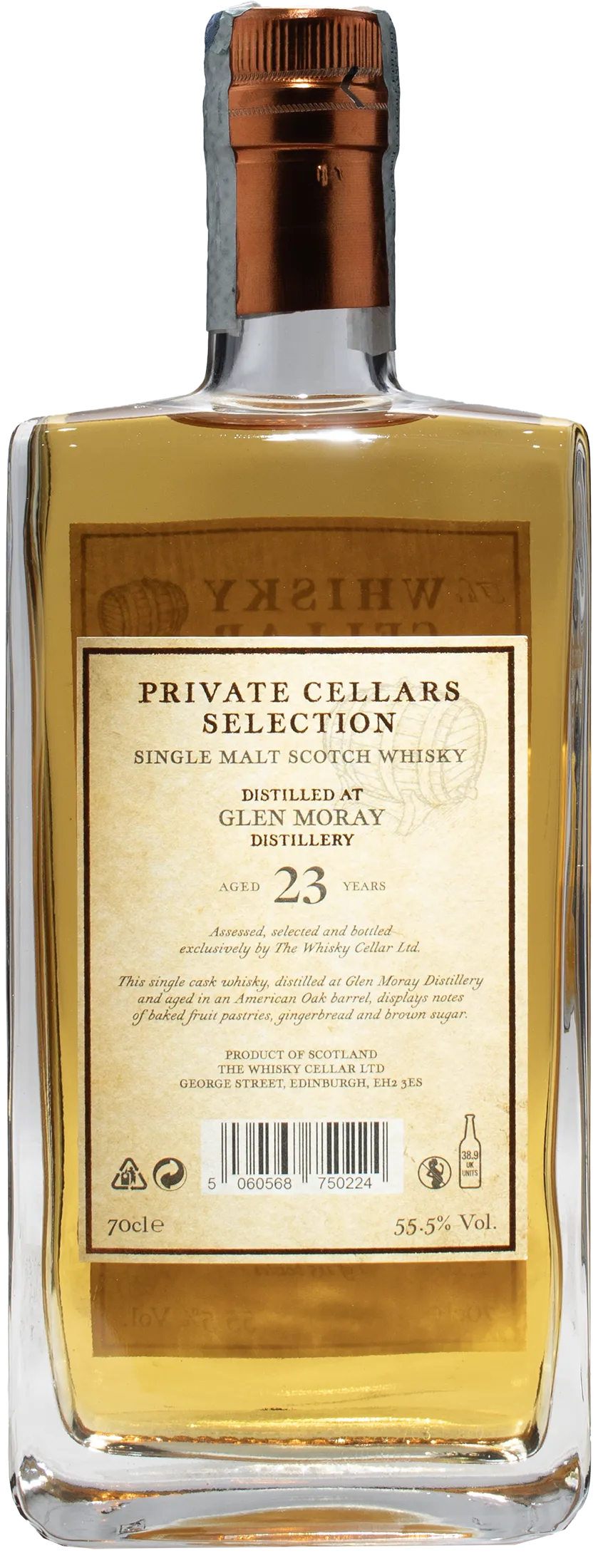 Glen Moray Whisky Private Cellars Selection 23 Y.O.