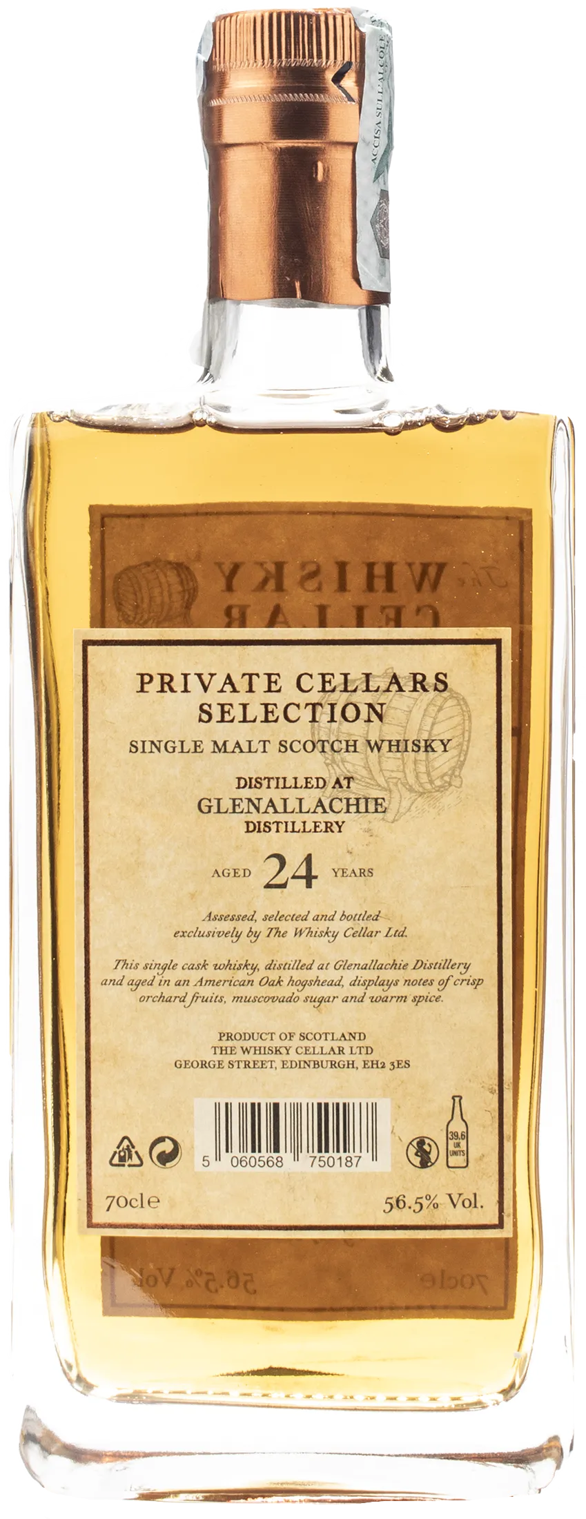 Glenallachie Whisky Private Cellars Selection 24 Y.O. 0.7L