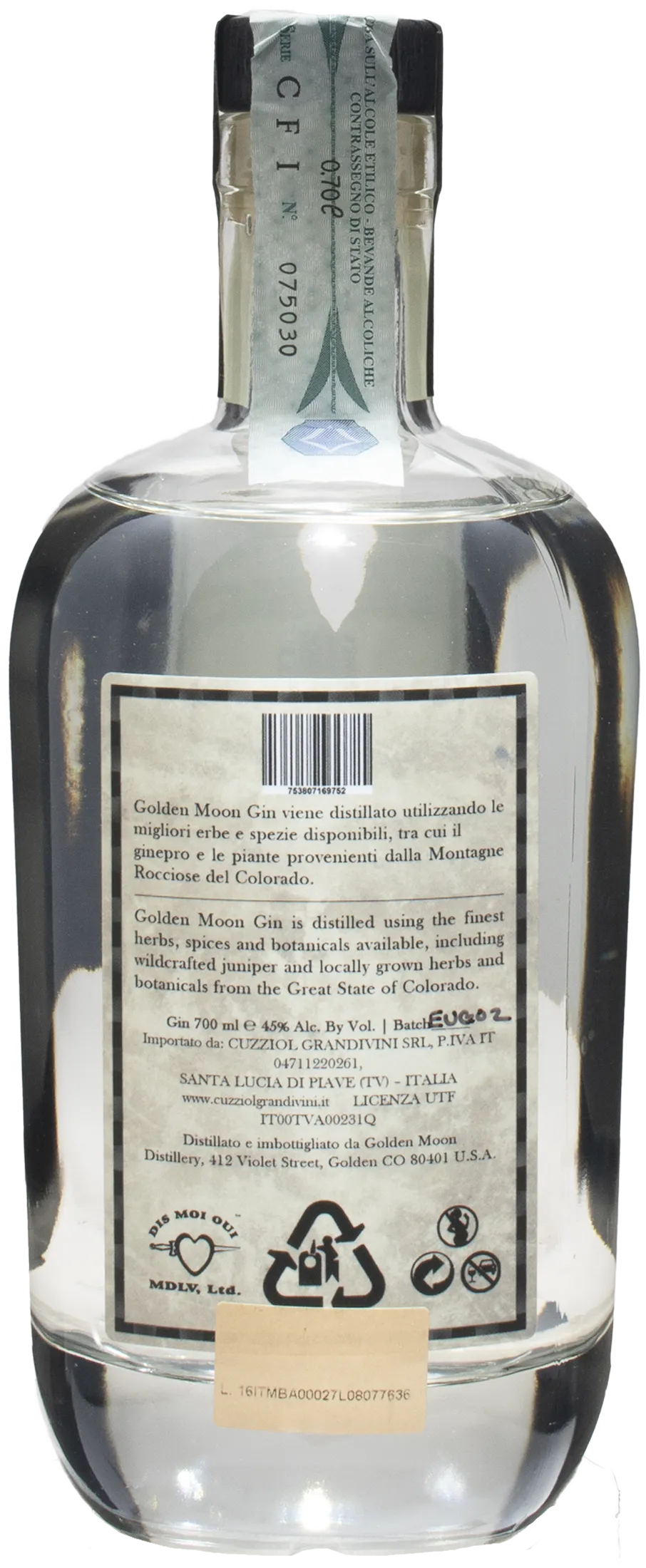 Golden Moon Gin 0.7L