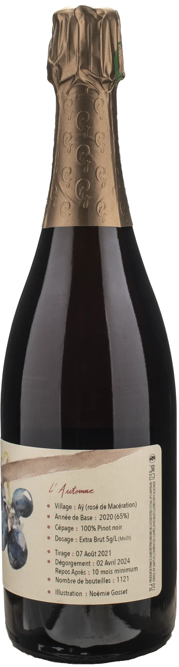 Paul Gosset Champagne Au Fil Des Temps Automne Extra Brut Rosè