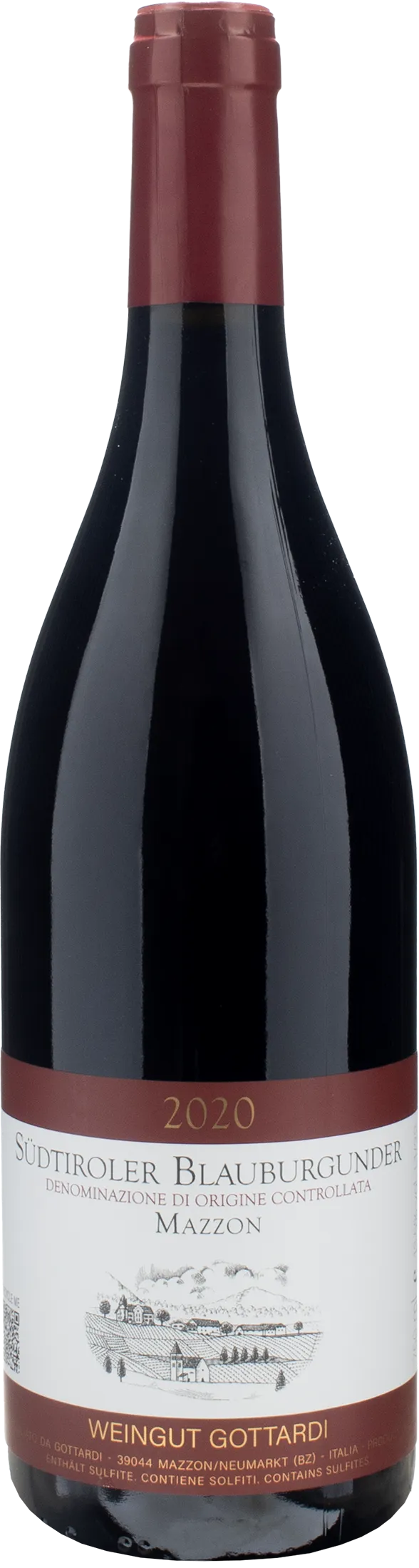 Gottardi Blauburgunder Mazzon Pinot Nero 2020