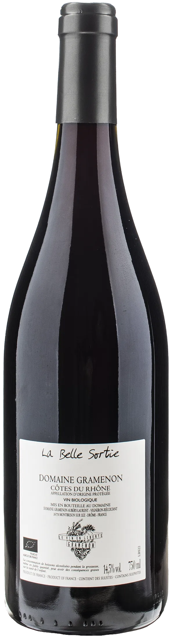 Gramenon La Belle Sortie Cotes Du Rhone 2022