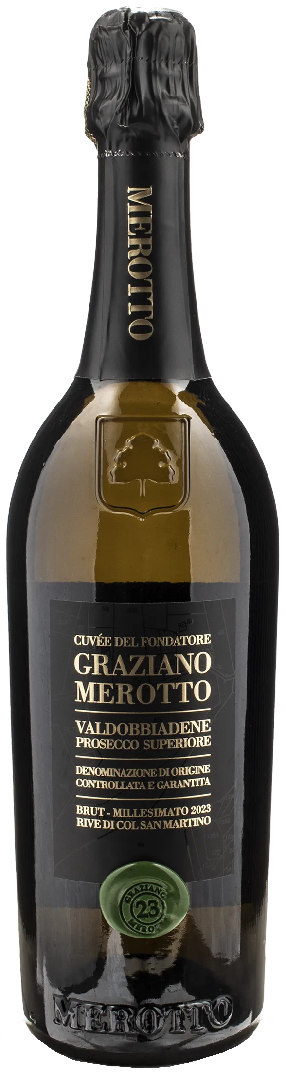 Graziano Merotto Valdobbiadene Prosecco Rive Col San Martino Cuvee del Fondatore Brut 2023
