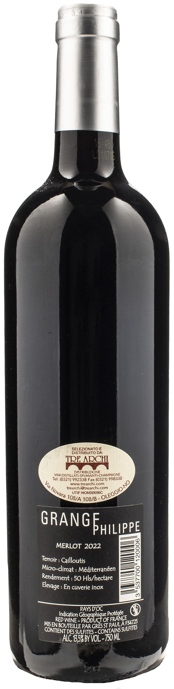 Gres Saint Paul Grange Philippe Merlot 2022