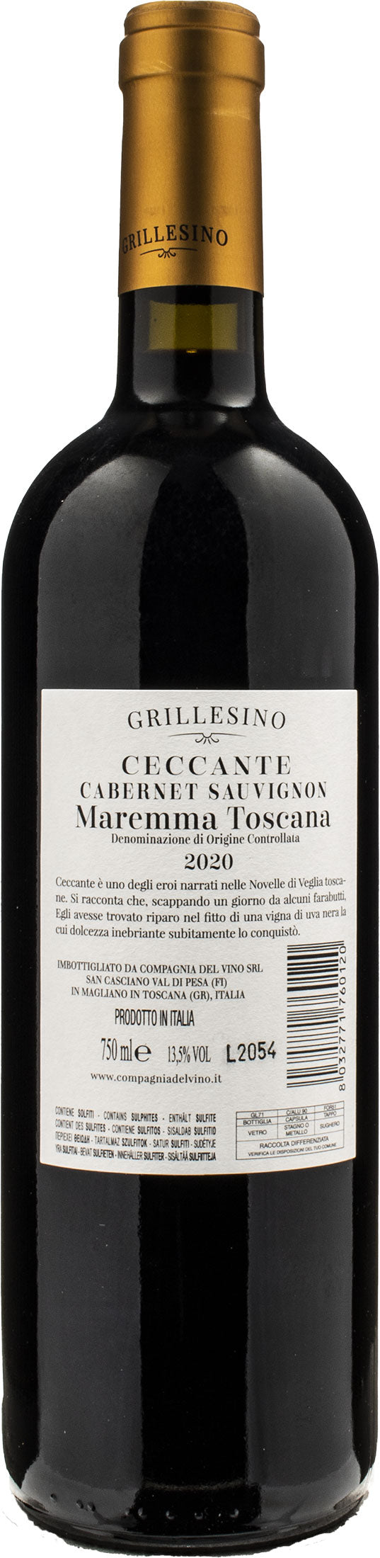 Grillesino Maremma Toscana Ceccante Cabernet Sauvignon 2020