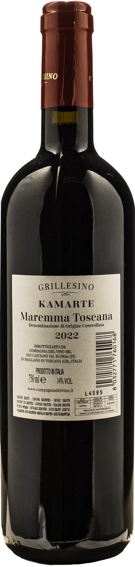 Grillesino Maremma Toscana Kamarte 2022