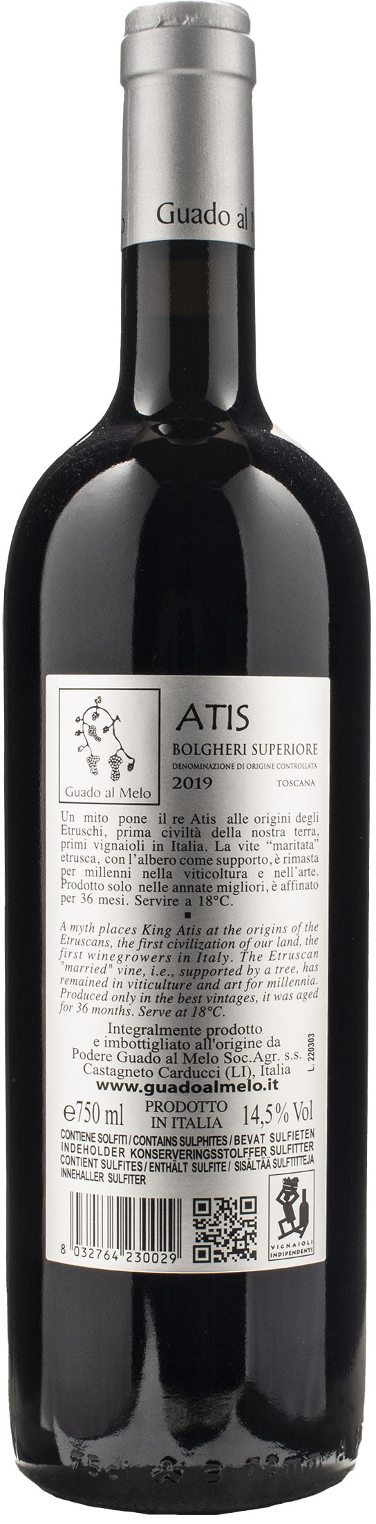 Guado al Melo Bolgheri Superiore Atis 2019