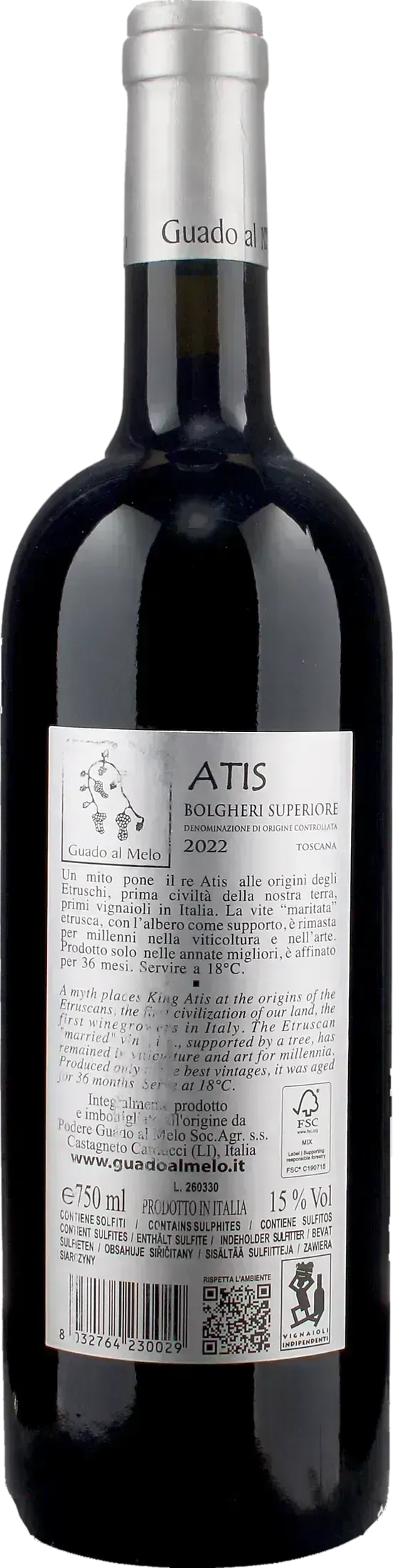 Guado al Melo Bolgheri Superiore Atis 2022