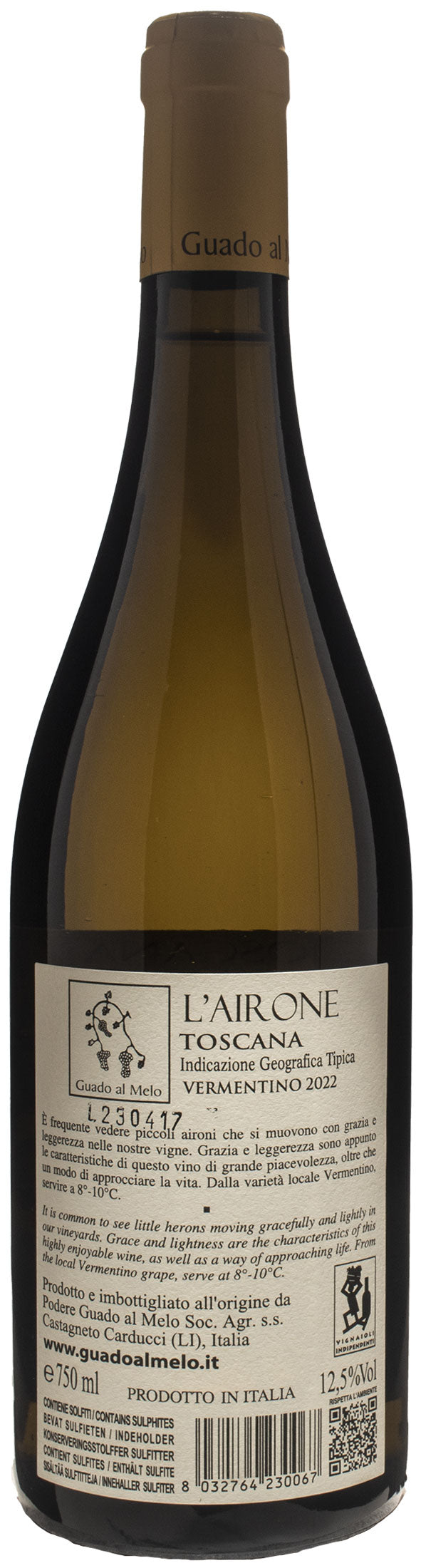 Guado al Melo Vermentino L'Airone 2022