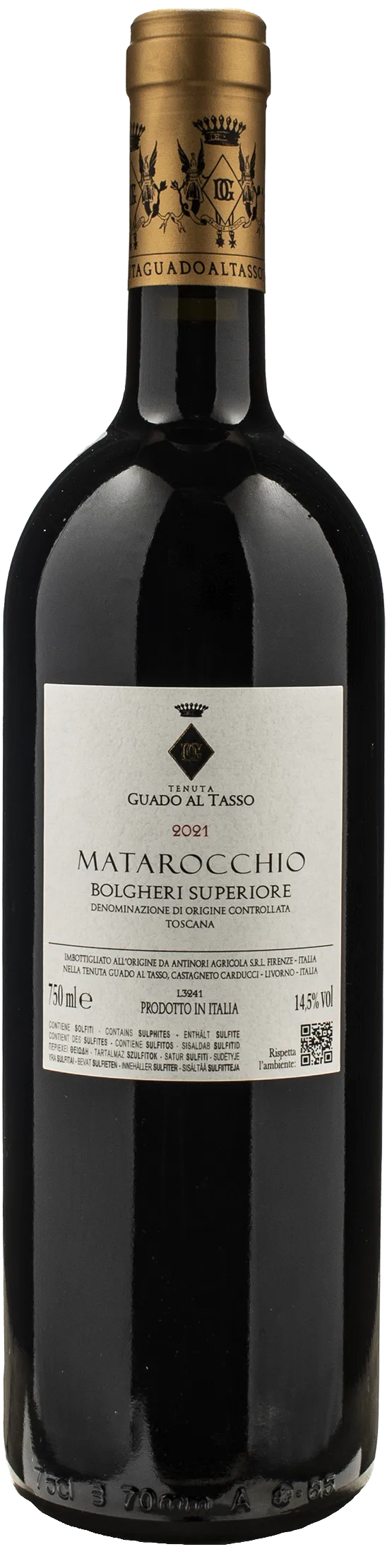 Guado al Tasso Bolgheri Superiore Matarocchio 2021