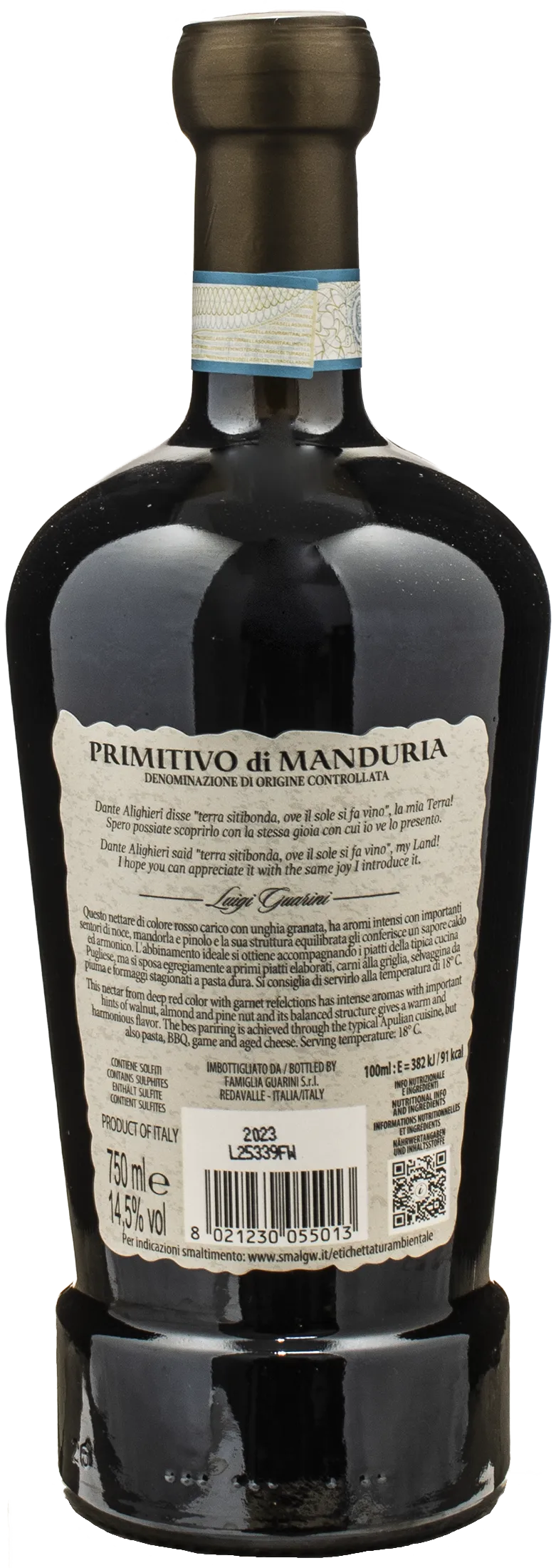 Guarini Primitivo di Manduria Luigi Guarini 2023