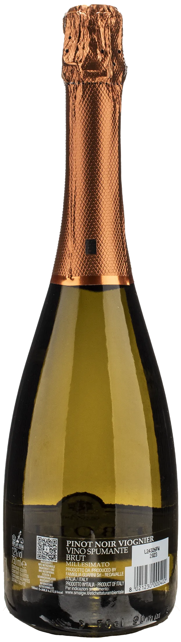 Guarini Spumante Lebolle Pinot Noir Viognier Brut Millesimato 2023