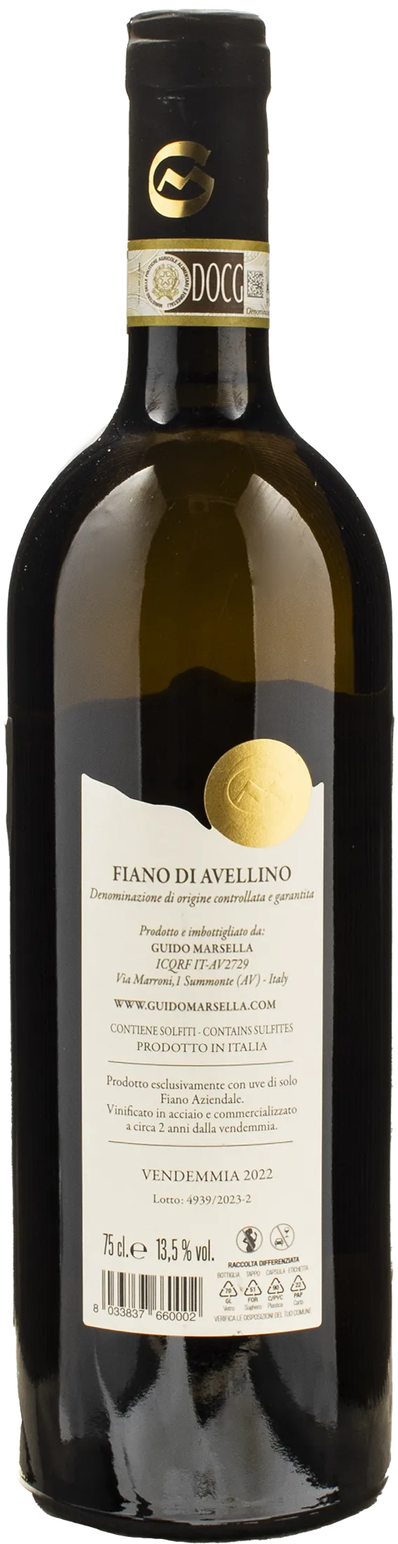 Guido Marsella Fiano di Avellino 2022