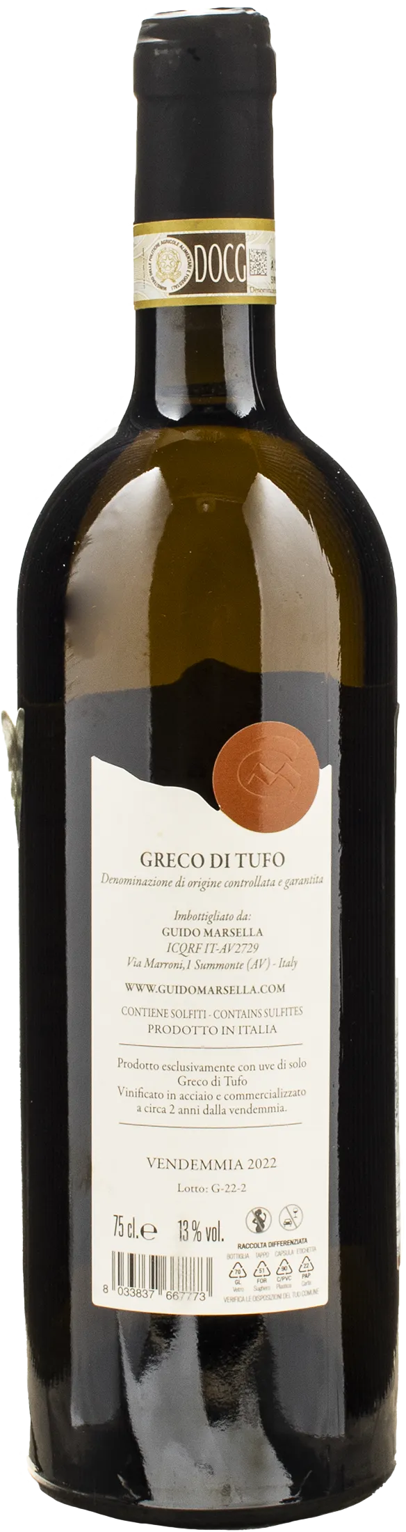 Guido Marsella Greco di Tufo 2022
