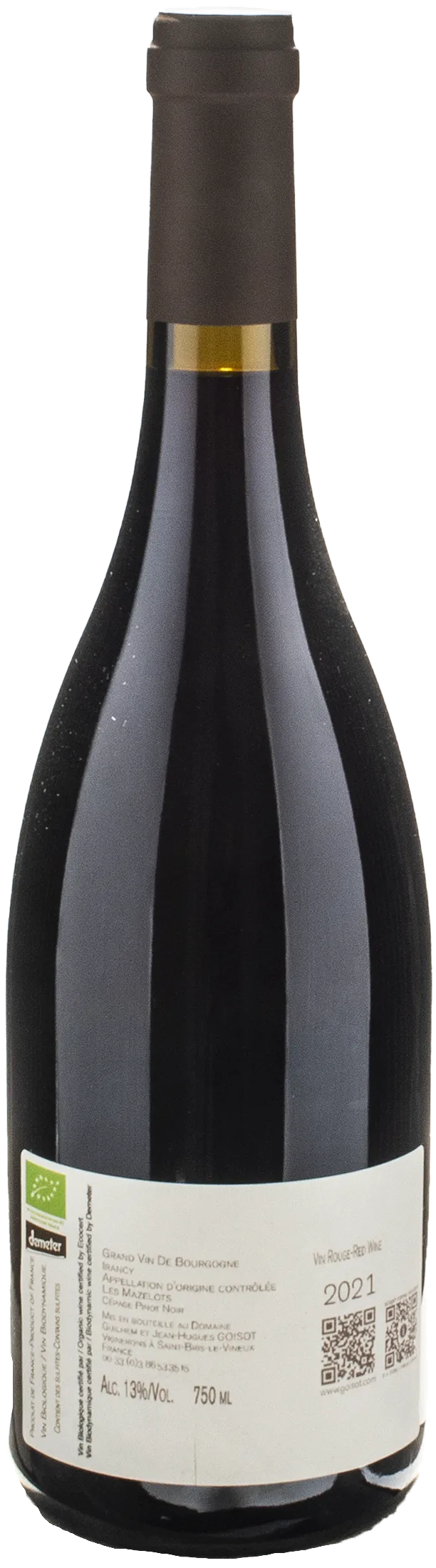 Guilhem et Jean Hugues Goisot Irancy Les Mazelot 2021