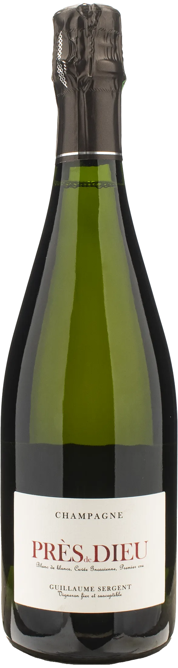 Guillaume Sergent Champagne 1er Cru Blanc de Blancs Extra Brut Les Pres Dieu