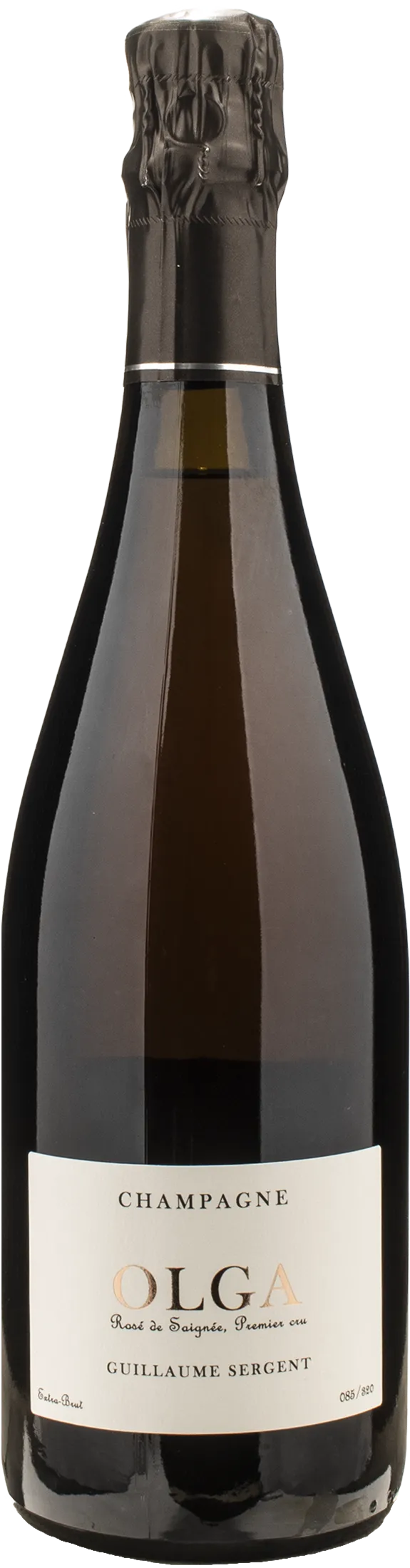 Guillaume Sergent Champagne 1er Cru Rosè De Saignèe Extra Brut Olga