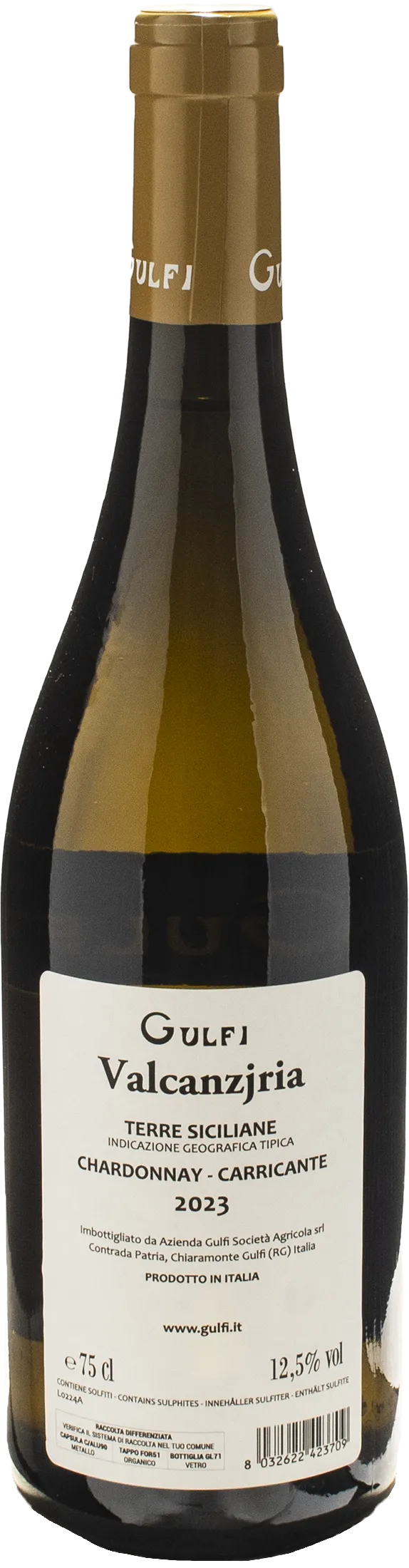 Gulfi Valcanzjria Chardonnay Carricante 2023