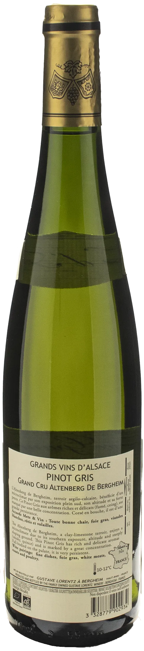 Gustave Lorentz Pinot Gris Grand Cru Altenberg de Bergheim 2016