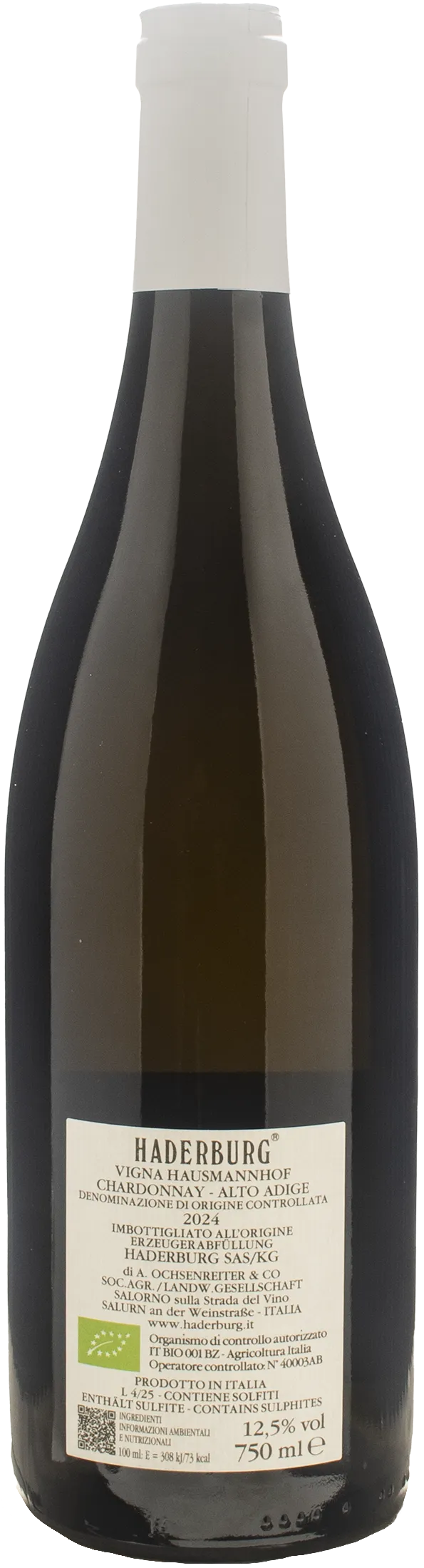 Haderburg Chardonnay Vigna Hausmannhof 2024