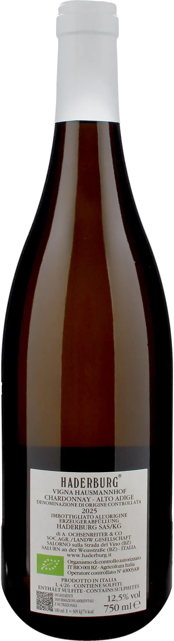 Haderburg Chardonnay Vigna Hausmannhof 2025