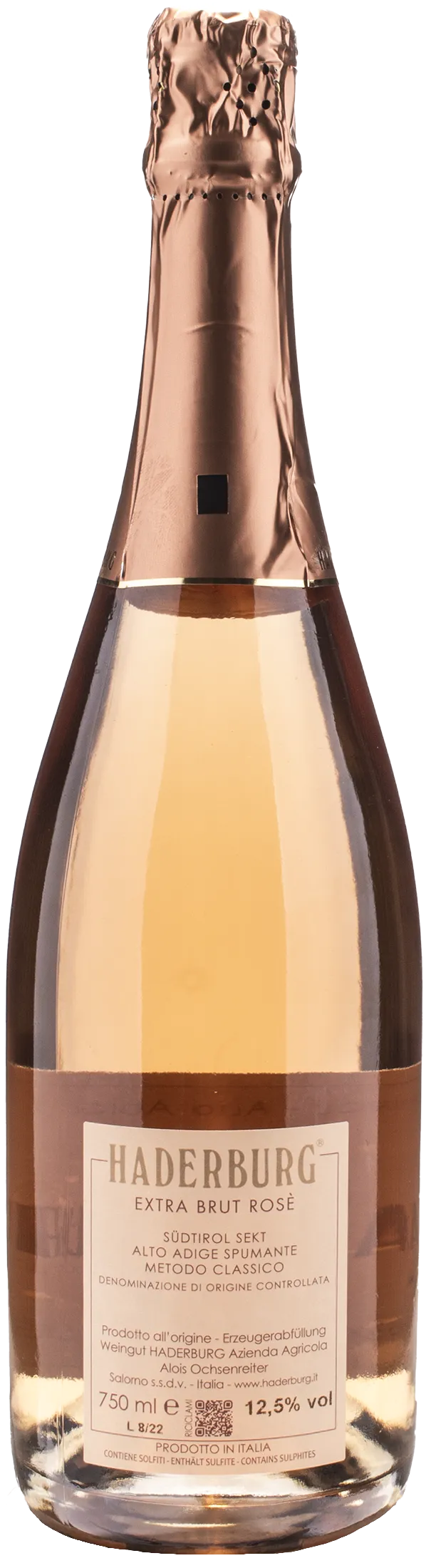Haderburg Metodo Classico Rosè Extra Brut
