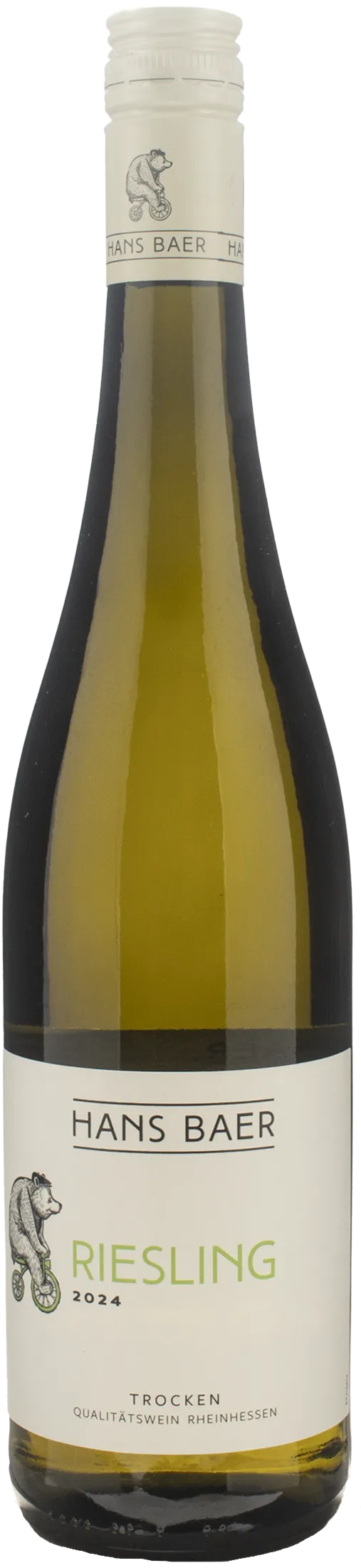 Hans Baer Rheinhessen Riesling Troken Dry 2024
