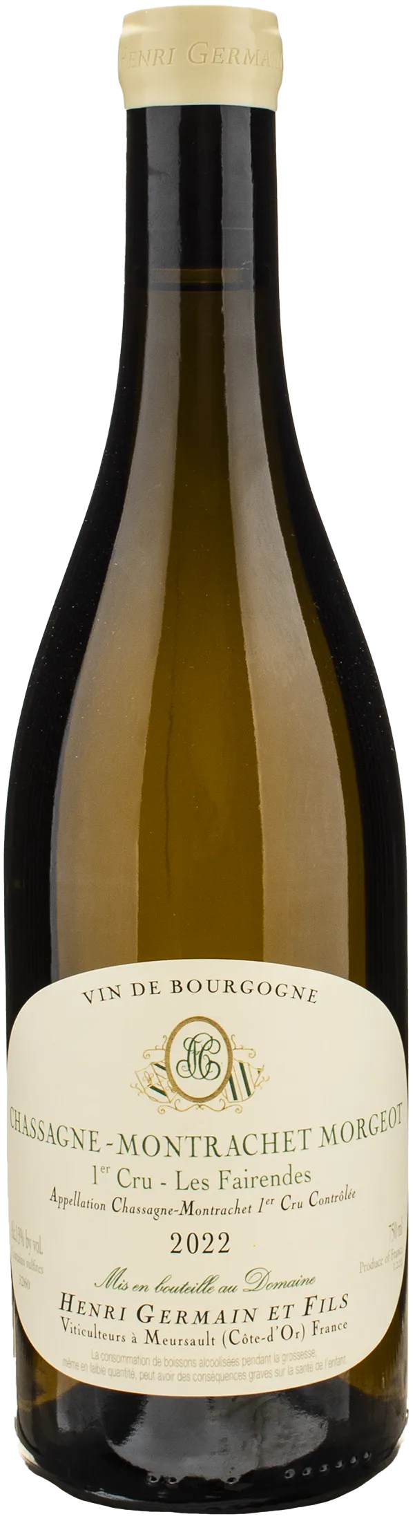 Henri Germain Chassagne Montrachet 1er Cru Morgeot Les Fairendes 2022