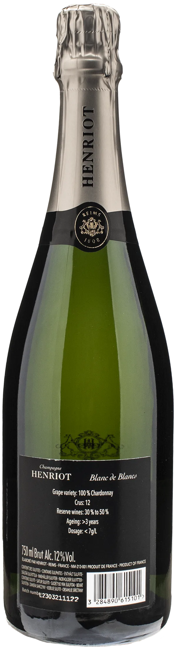 Henriot Champagne Blanc de Blancs Brut