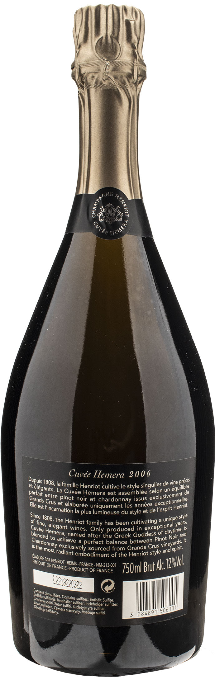 Henriot Champagne Gran Cru Cuvée Hemera 2006