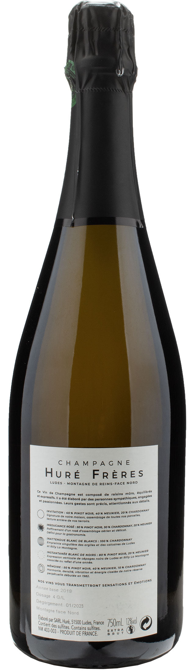 Hure Freres Champagne Invitation Extra Brut