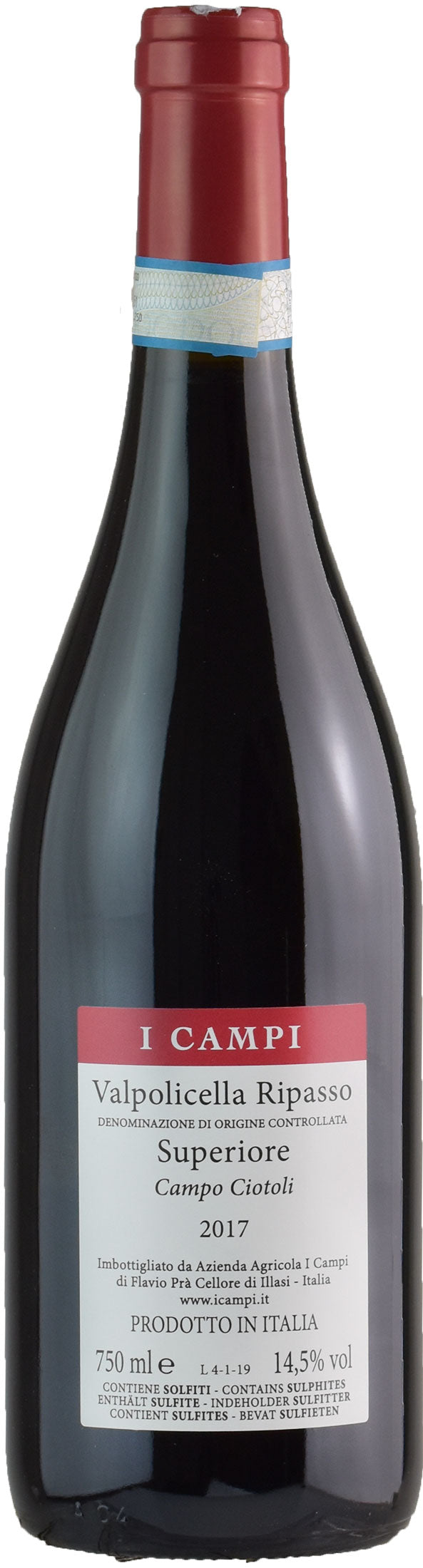I Campi Valpolicella Ripasso Superiore Campo Ciotoli 2017